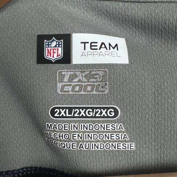 NFL Team Apparel Men's 2XL Patriots Polo Shirt New England Performance Golf TX3 - Picture 4 of 9